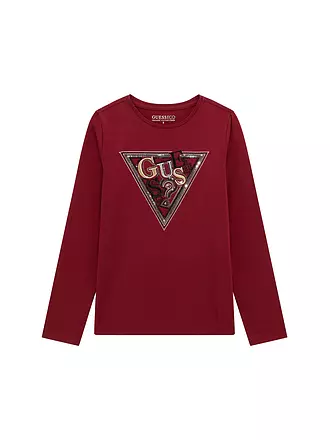 GUESS | Mädchen Langarmshirt | dunkelrot